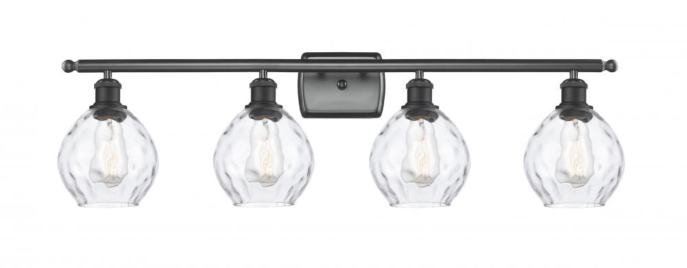 Waverly - 4 Light - 36 inch - Matte Black - Bath Vanity Light