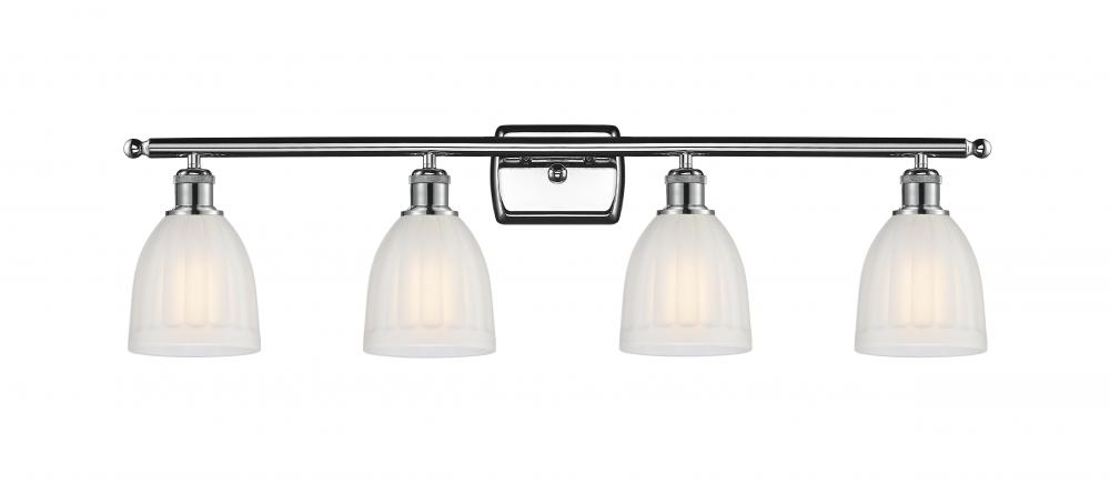 Brookfield - 4 Light - 36 inch - Polished Chrome - Bath Vanity Light