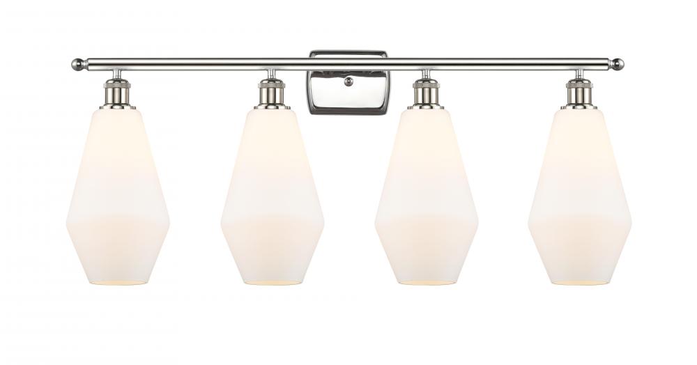 Cindyrella - 4 Light - 37 inch - Polished Nickel - Bath Vanity Light