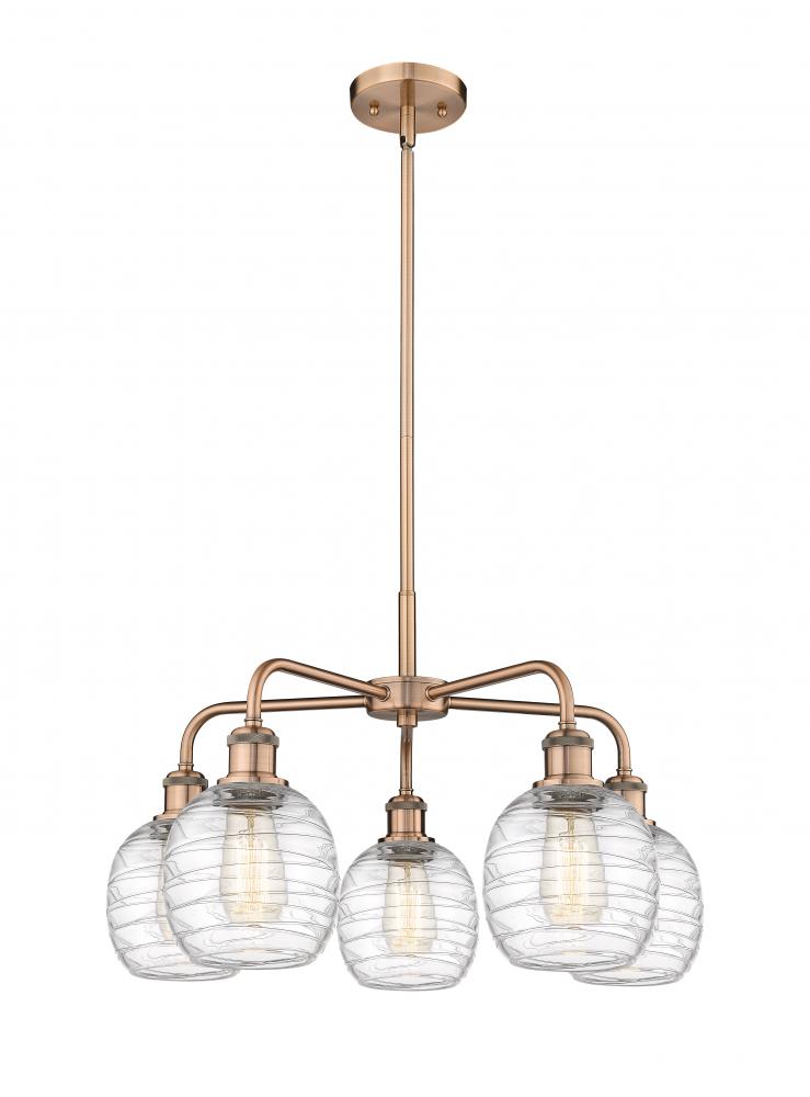 Belfast - 5 Light - 24 inch - Antique Copper - Chandelier