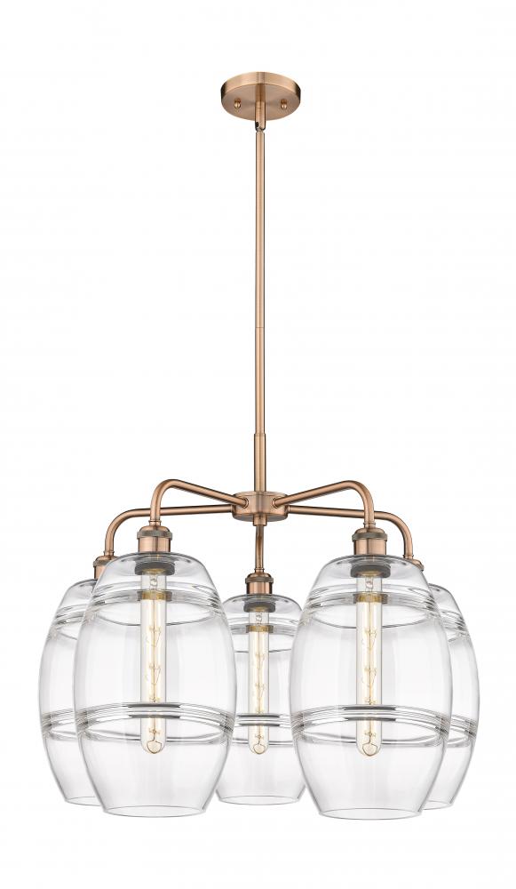 Vaz - 5 Light - 26 inch - Antique Copper - Chandelier