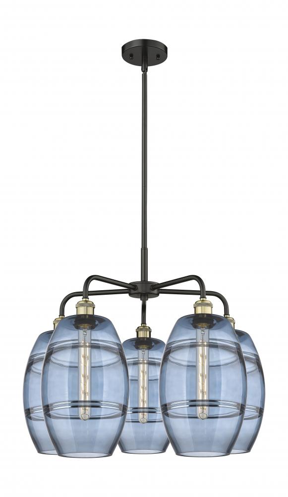 Vaz - 5 Light - 26 inch - Black Antique Brass - Chandelier