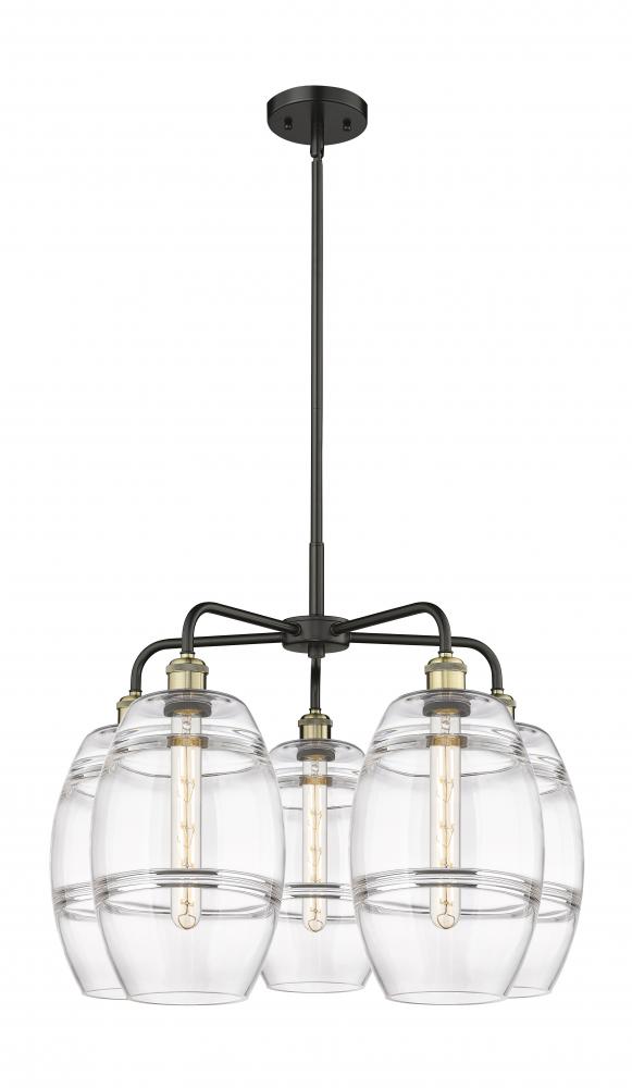 Vaz - 5 Light - 26 inch - Black Antique Brass - Chandelier