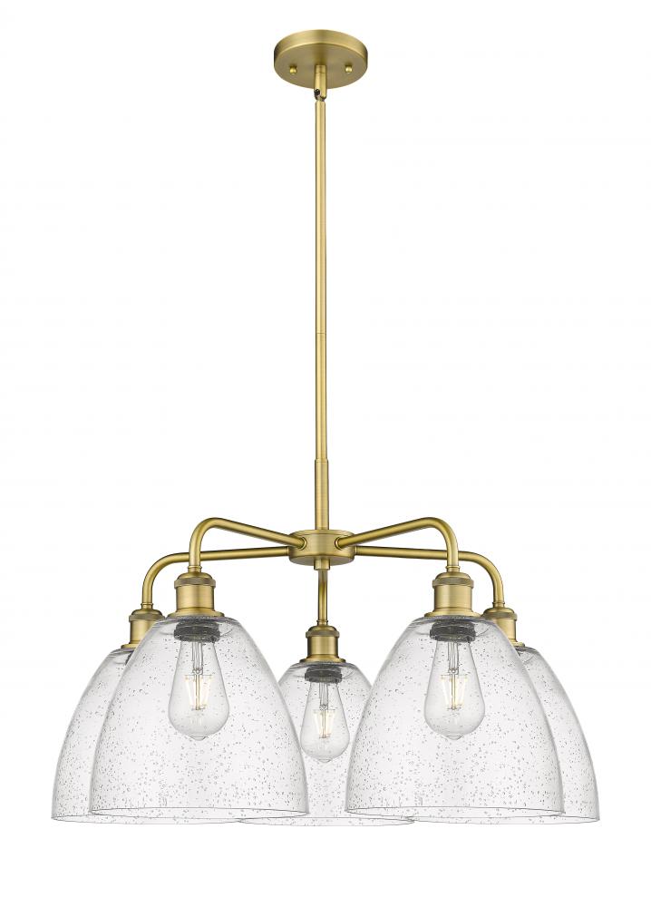 Bristol - 5 Light - 27 inch - Brushed Brass - Chandelier