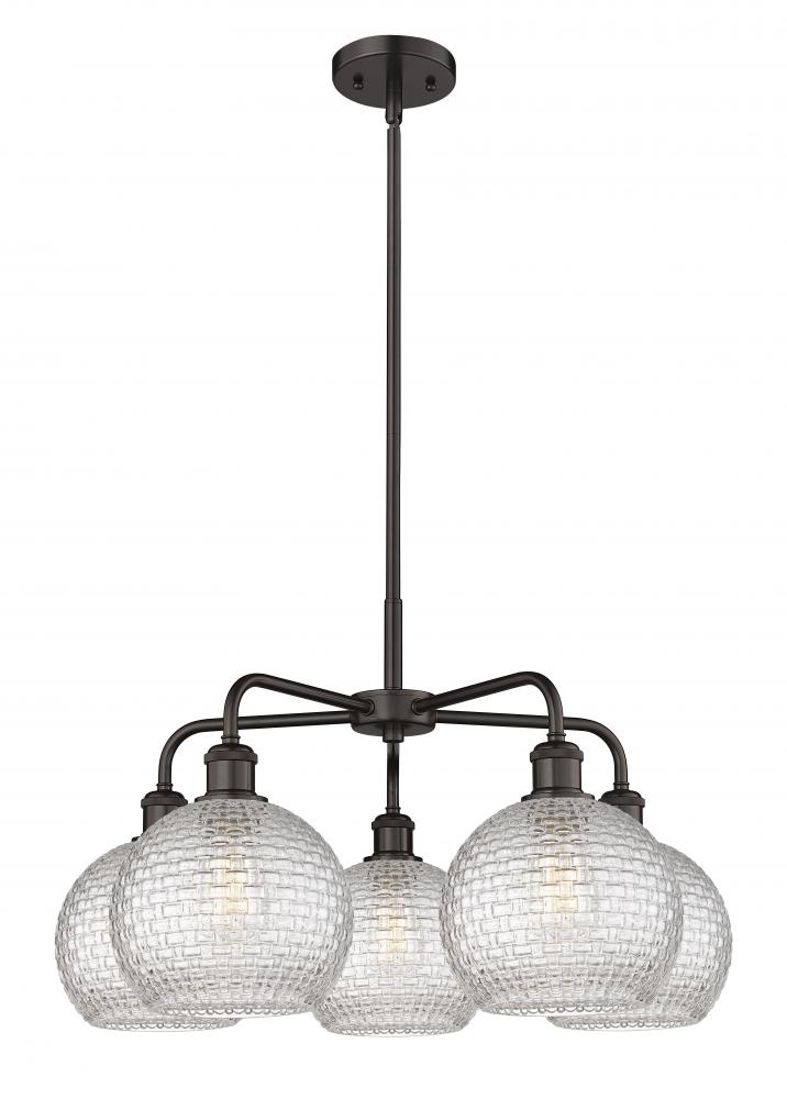 Athens - 5 Light - 26 inch - Oil Rubbed Bronze - Chandelier