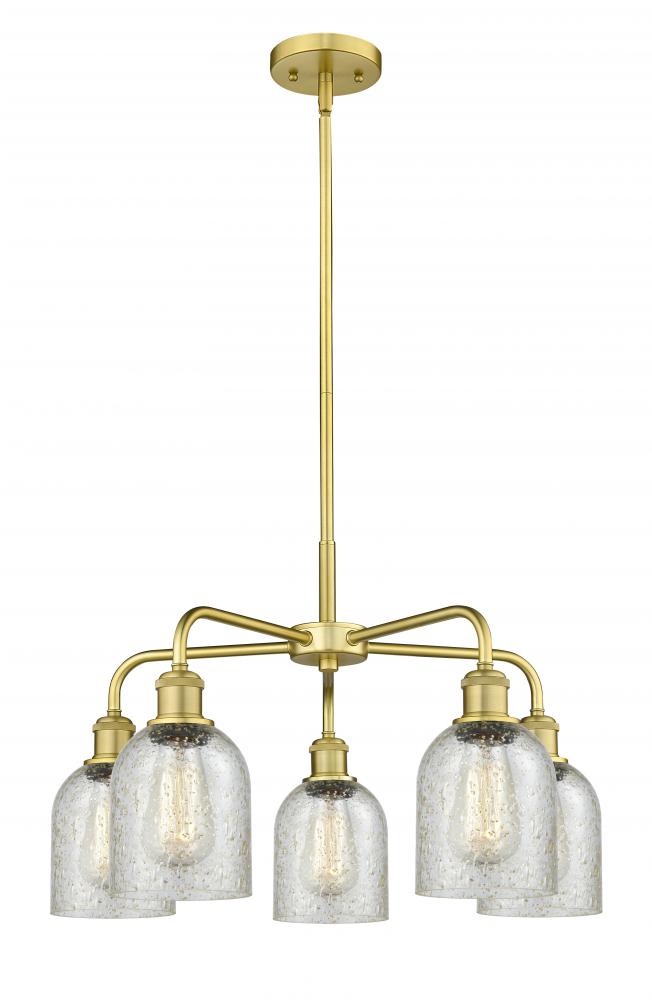 Caledonia - 5 Light - 23 inch - Satin Gold - Chandelier