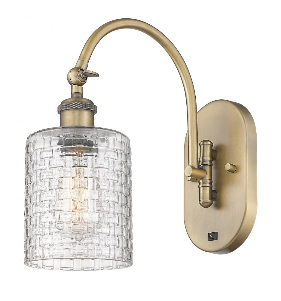 Cobbleskill - 1 Light - 5 inch - Brushed Brass - Sconce