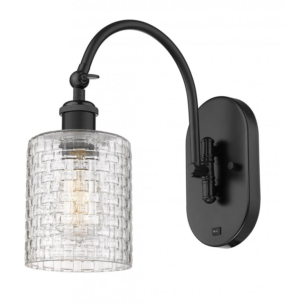 Cobbleskill - 1 Light - 5 inch - Matte Black - Sconce