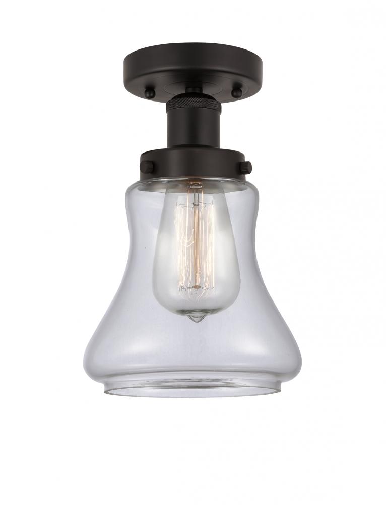 Bellmont - 1 Light - 6 inch - Oil Rubbed Bronze - Semi-Flush Mount