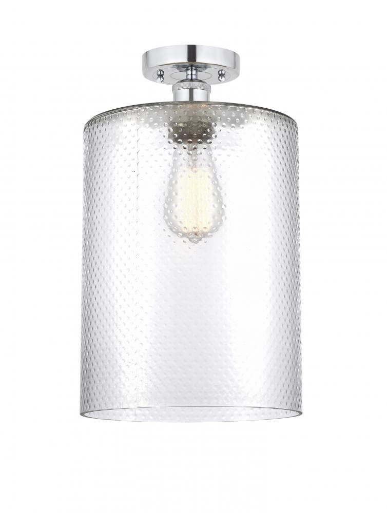 Cobbleskill - 1 Light - 9 inch - Polished Chrome - Semi-Flush Mount