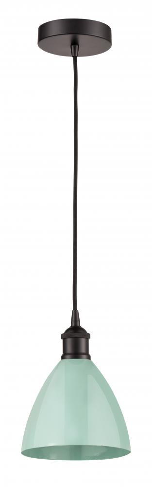 Plymouth - 1 Light - 8 inch - Oil Rubbed Bronze - Cord hung - Mini Pendant