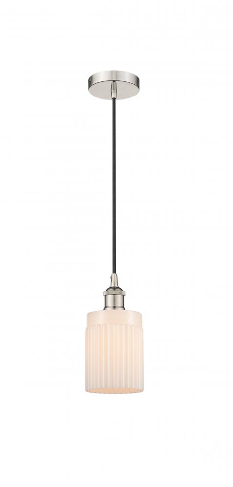 Hadley - 1 Light - 5 inch - Polished Nickel - Cord hung - Mini Pendant