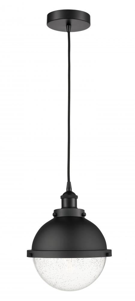 Hampden - 1 Light - 9 inch - Matte Black - Cord hung - Mini Pendant