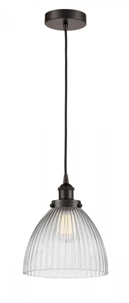 Seneca Falls - 1 Light - 10 inch - Oil Rubbed Bronze - Cord hung - Mini Pendant