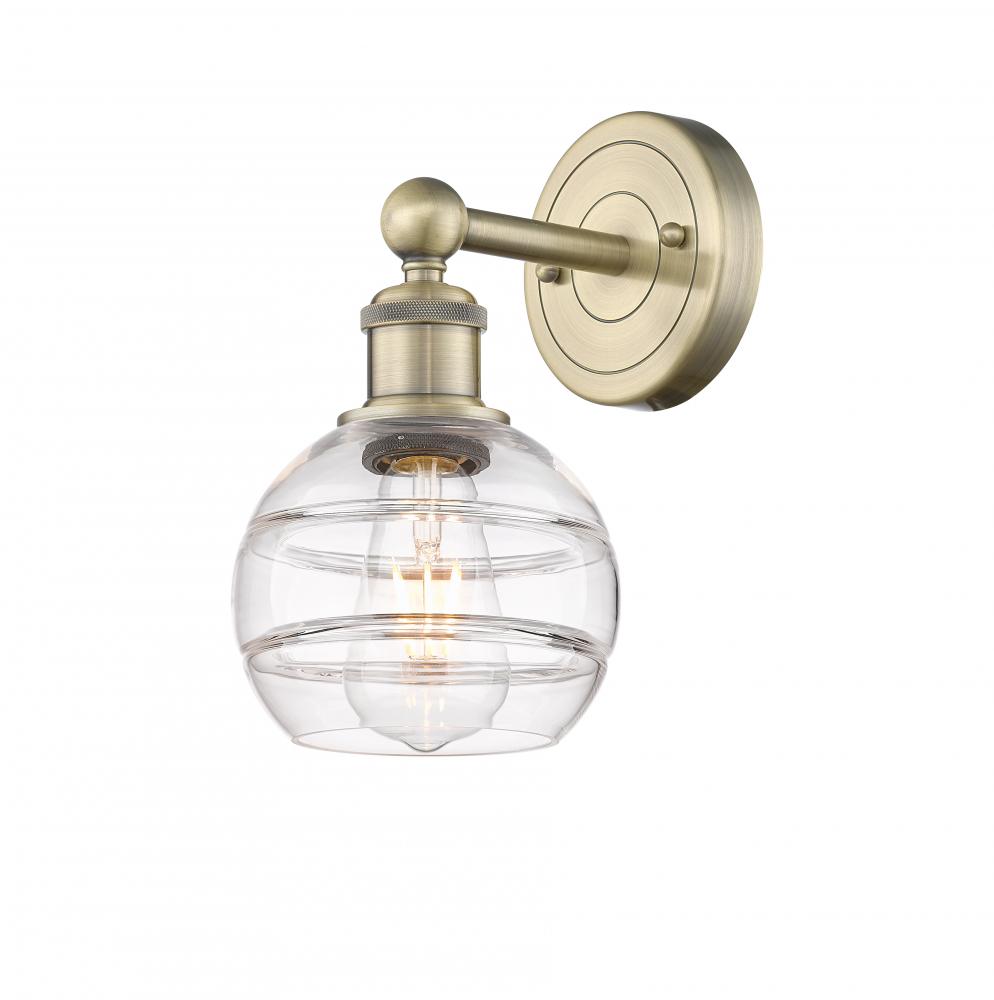 Rochester - 1 Light - 6 inch - Antique Brass - Sconce