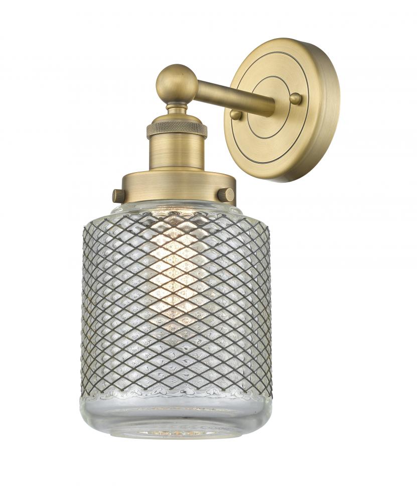 Stanton - 1 Light - 6 inch - Brushed Brass - Sconce