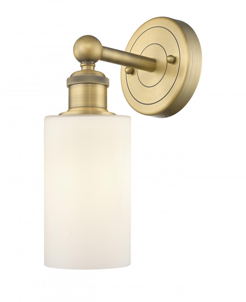 Clymer - 1 Light - 4 inch - Brushed Brass - Sconce