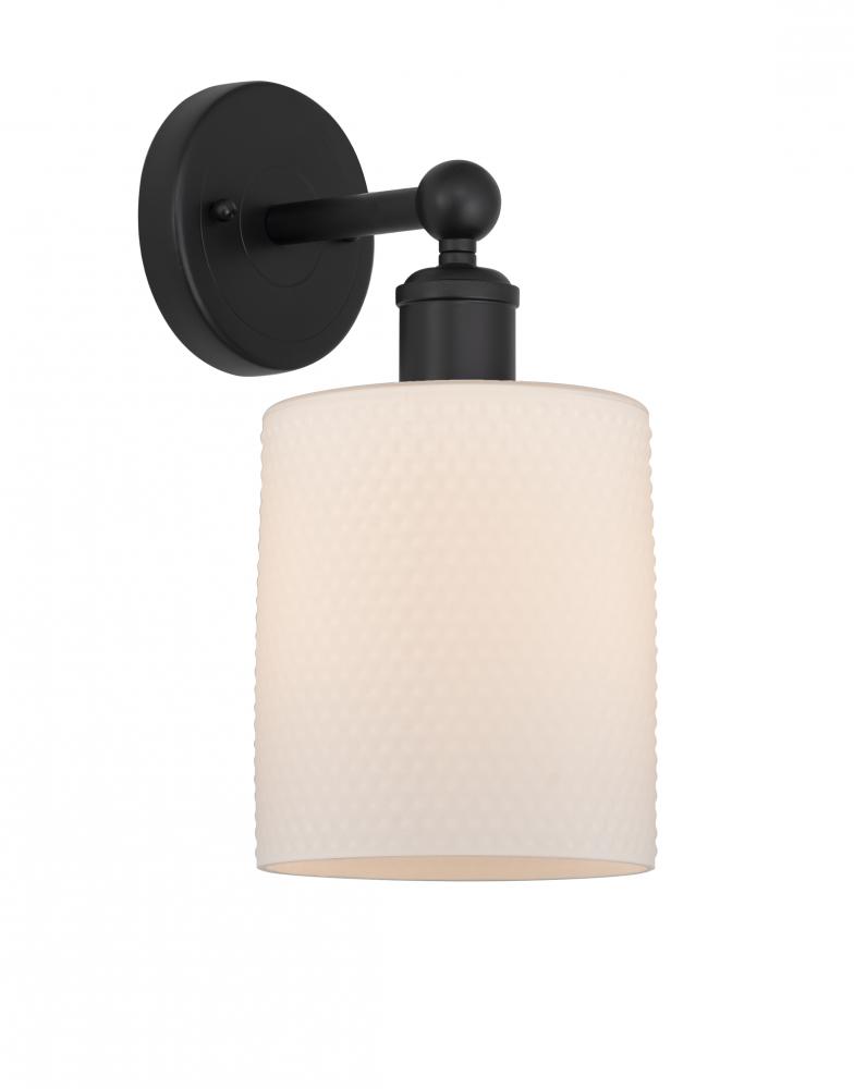 Cobbleskill - 1 Light - 5 inch - Matte Black - Sconce