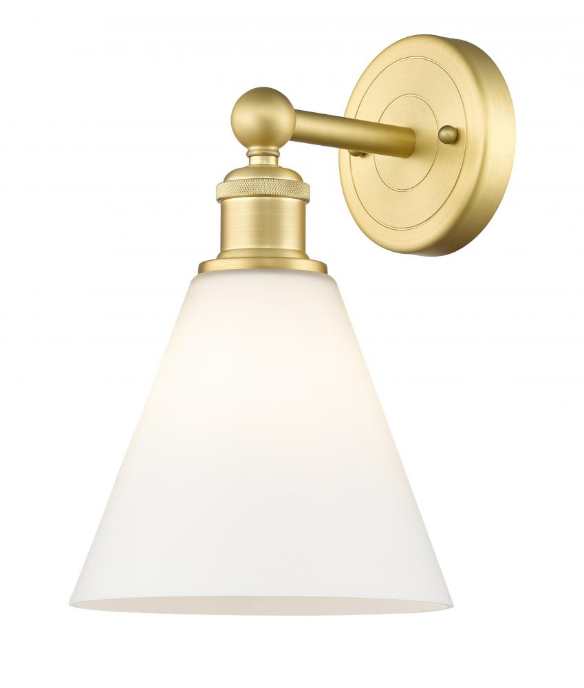 Berkshire - 1 Light - 8 inch - Satin Gold - Sconce