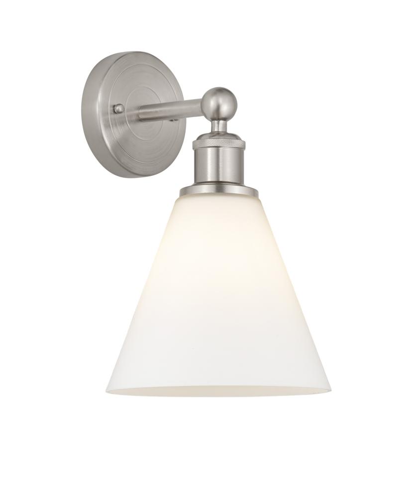 Berkshire - 1 Light - 8 inch - Satin Nickel - Sconce