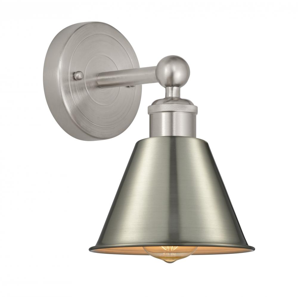 Smithfield - 1 Light - 7 inch - Brushed Satin Nickel - Sconce