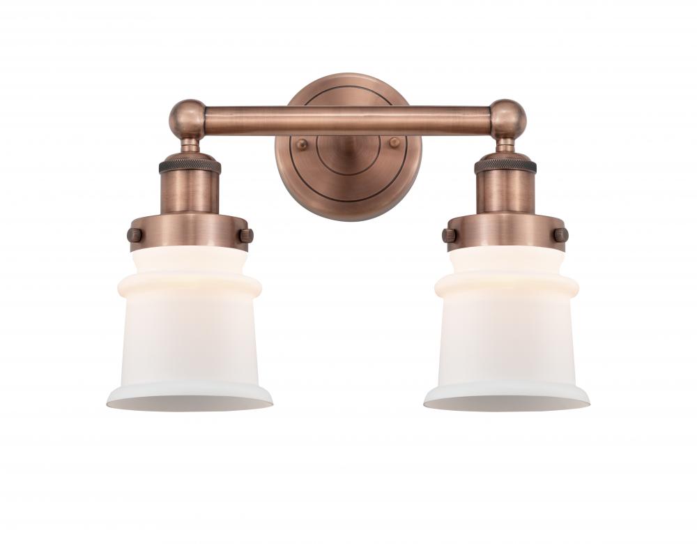 Canton - 2 Light - 14 inch - Antique Copper - Bath Vanity Light