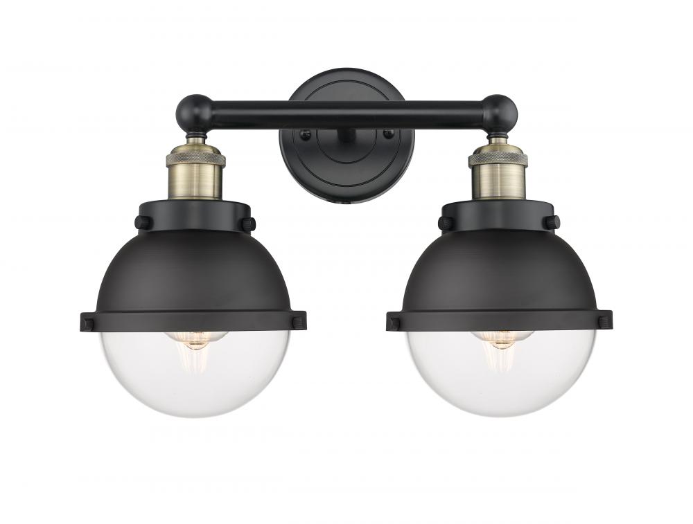 Edison - 2 Light - 16 inch - Black Antique Brass - Bath Vanity Light