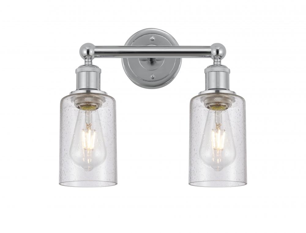 Clymer - 2 Light - 13 inch - Polished Chrome - Bath Vanity Light