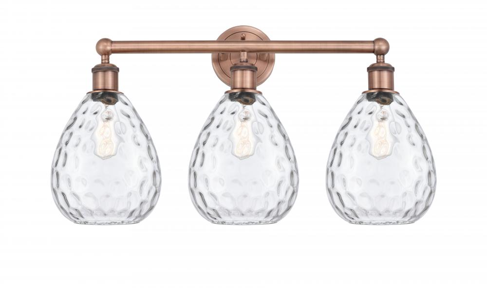 Waverly - 3 Light - 26 inch - Antique Copper - Bath Vanity Light