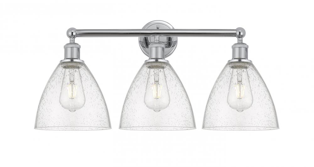 Bristol - 3 Light - 26 inch - Polished Chrome - Bath Vanity Light