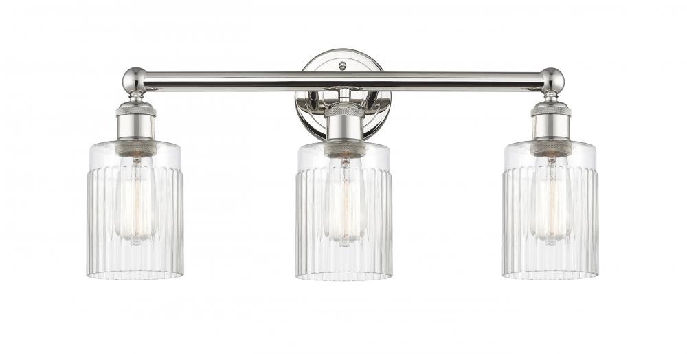 Hadley - 3 Light - 23 inch - Polished Nickel - Bath Vanity Light