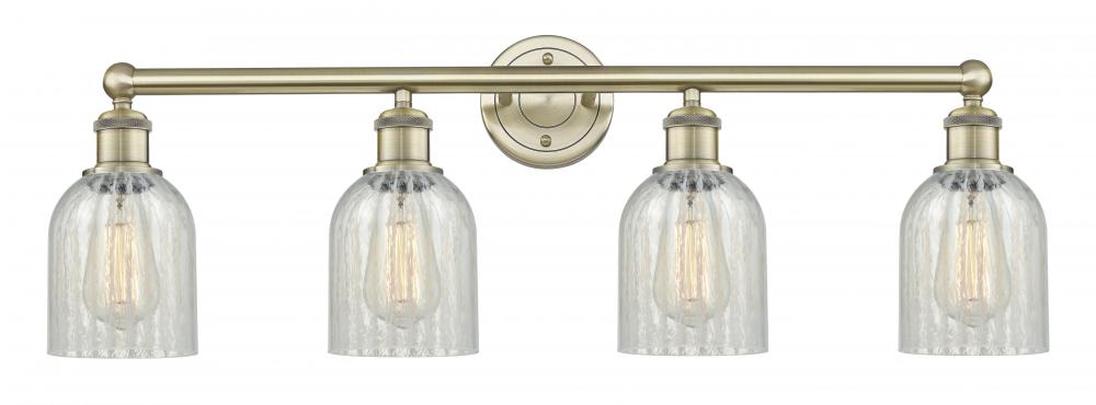 Caledonia - 4 Light - 32 inch - Antique Brass - Bath Vanity Light