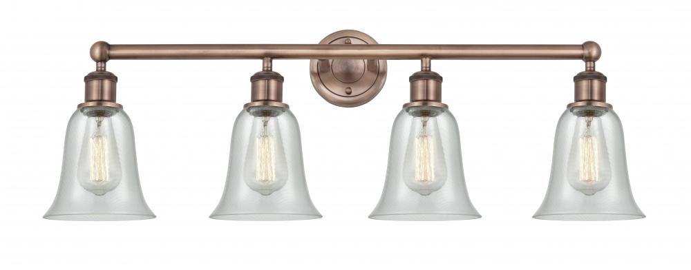 Hanover - 4 Light - 33 inch - Antique Copper - Bath Vanity Light