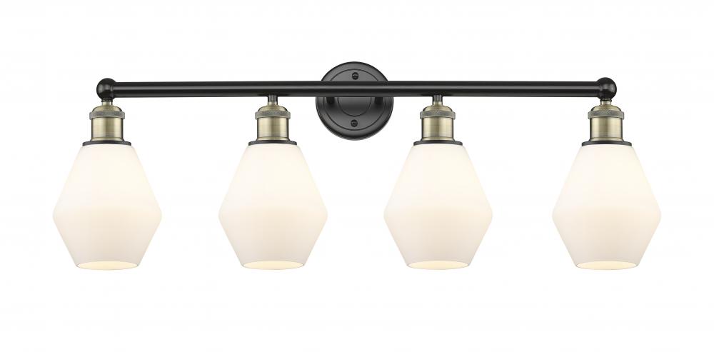 Cindyrella - 4 Light - 33 inch - Black Antique Brass - Bath Vanity Light