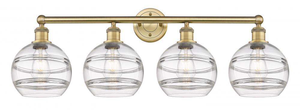 Rochester - 4 Light - 35 inch - Brushed Brass - Bath Vanity Light