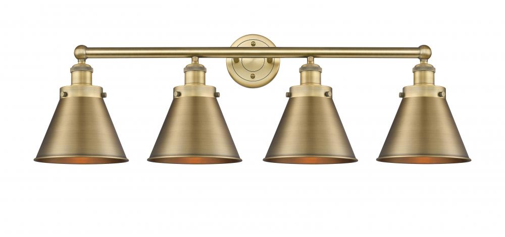 Appalachian - 4 Light - 35 inch - Brushed Brass - Bath Vanity Light