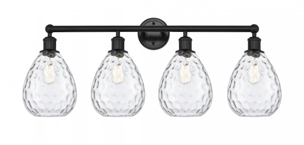 Waverly - 4 Light - 35 inch - Matte Black - Bath Vanity Light