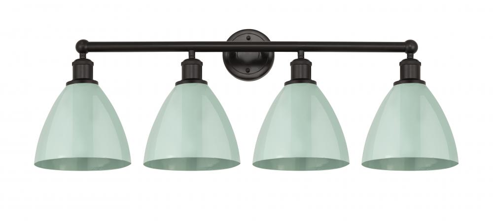 Plymouth - 4 Light - 35 inch - Oil Rubbed Bronze - Bath Vanity Light