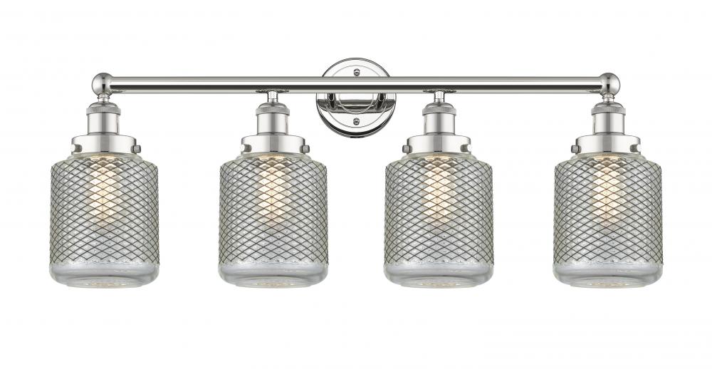 Stanton - 4 Light - 33 inch - Polished Nickel - Bath Vanity Light