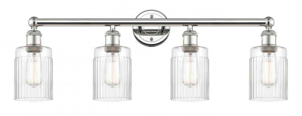 Hadley - 4 Light - 32 inch - Polished Nickel - Bath Vanity Light