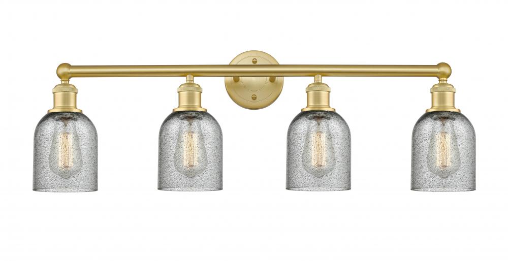 Caledonia - 4 Light - 32 inch - Satin Gold - Bath Vanity Light