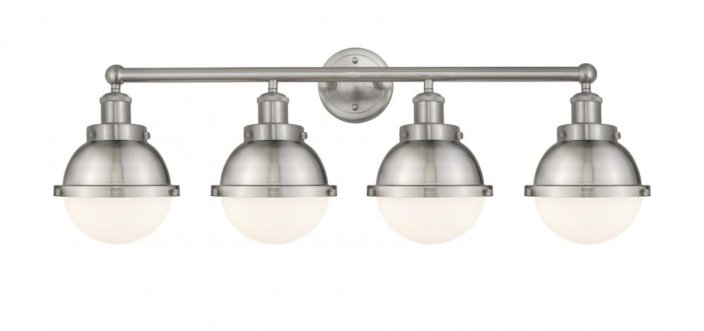 Hampden - 4 Light - 34 inch - Brushed Satin Nickel - Bath Vanity Light