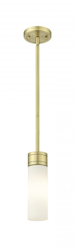 Boreas - 1 Light - 3 inch - Antique Brass - Stem Hung - Mini Pendant