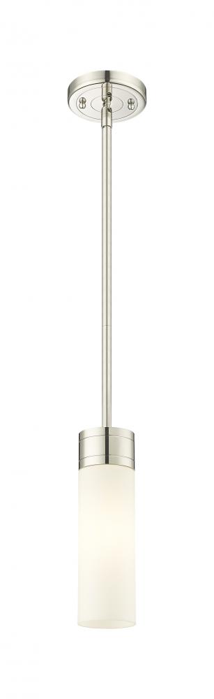 Boreas - 1 Light - 3 inch - Polished Nickel - Stem Hung - Mini Pendant