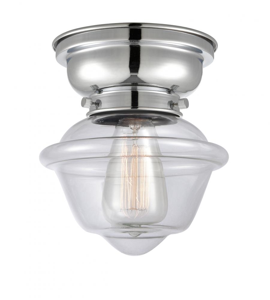 Oxford - 1 Light - 8 inch - Polished Chrome - Flush Mount