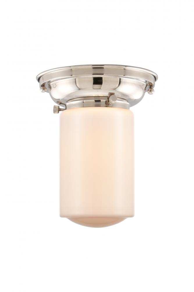 Dover - 1 Light - 6 inch - Polished Nickel - Flush Mount