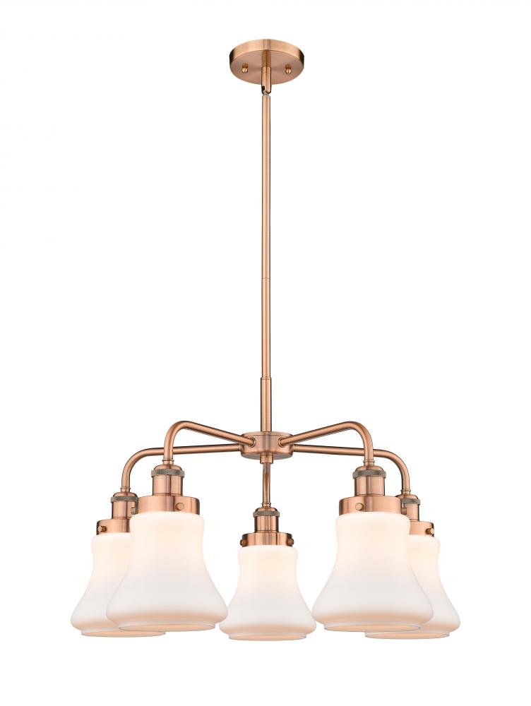 Bellmont - 5 Light - 25 inch - Antique Copper - Chandelier