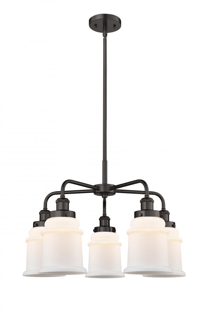 Canton - 5 Light - 25 inch - Oil Rubbed Bronze - Chandelier