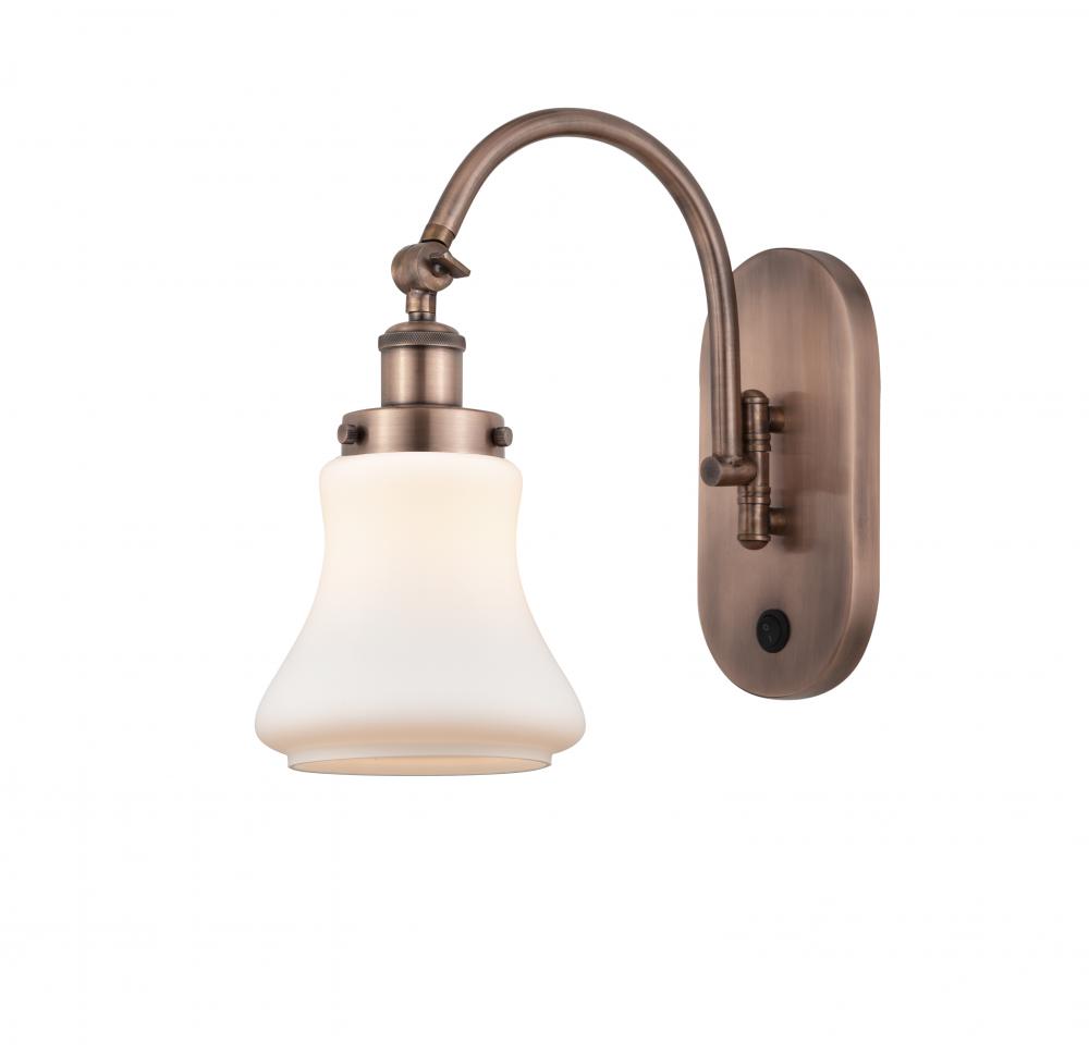 Bellmont - 1 Light - 7 inch - Antique Copper - Sconce