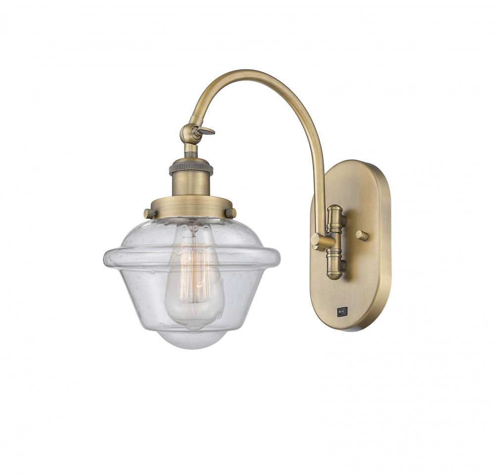 Oxford - 1 Light - 8 inch - Brushed Brass - Sconce